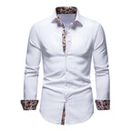 Men's Shirt with Collar White Shirts Man Long Sleeve Men's Shirts 2023 Mens Polo Shirts for Men Famous Brands Lootquake LLC