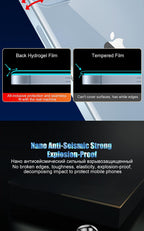 Full Cover Back Film For iPhone 14 13 11 12 Pro MAX Mini Screen Protector XR X XS Max 7 8 6S Plus SE Accessories Full Screen Protector Explosion-Proof Back Film