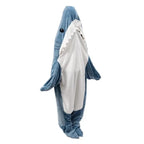 Shark Blanket Adult Cartoon Sleeping Bag Shark Onesie Sleeping Bag Pajama Hooded Warm Flannel Funny Homewear Winter Warm Blanket Lootquake LLC