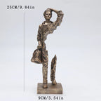Traveler Sculpture - Abstract Resin Decor for Home & Office, Versatile Indoor/Outdoor Accent Piece Lootquake LLC