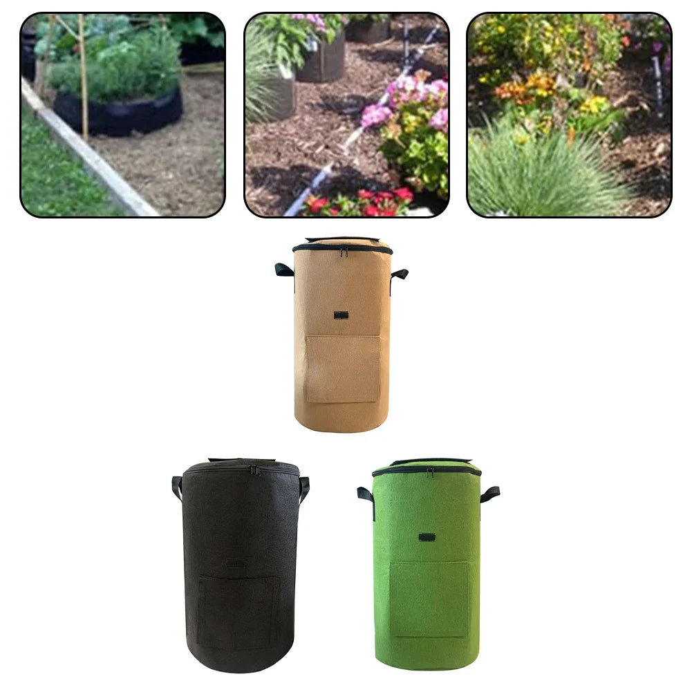 Composting Efforts Compost Bag Garbage Compost Bin Composting Bag For Organic Waste Reusable Bag Convenient Size Lootquake LLC