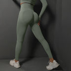 Elevate Seamless High-Waist Yoga Leggings for Women THRIXINE