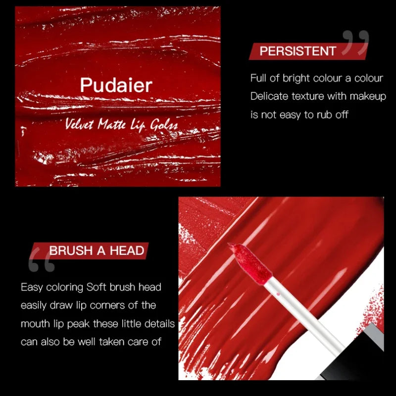 Best Lip Makeup 17 Color Sexy Matte Long Lasting Lipgloss Liquid Lipstick Lip Cream Lootquake LLC