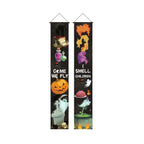 Halloween Couplet Pumpkin Horror Spider Web Atmosphere Decoration Hanging Flag Ghost Festival Porch Holiday Home Wall Decor Lootquake LLC