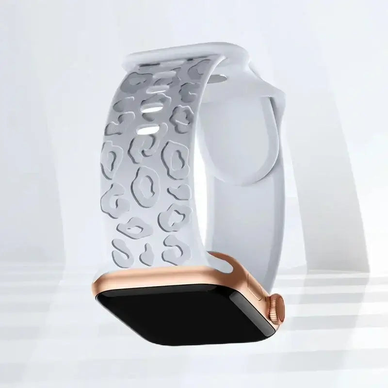 Apple Watch Silicone Strap - Stylish, Engraved Design - SJB-DIAMOND ELITES