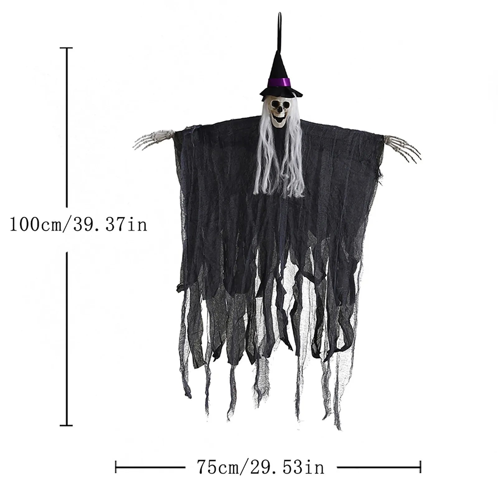 Halloween Skeleton Ghost Hanging Decoration Spooky Horror Ghost Props For Outdoor Indoor Garden Haunted House Reapers Ornament Lootquake LLC