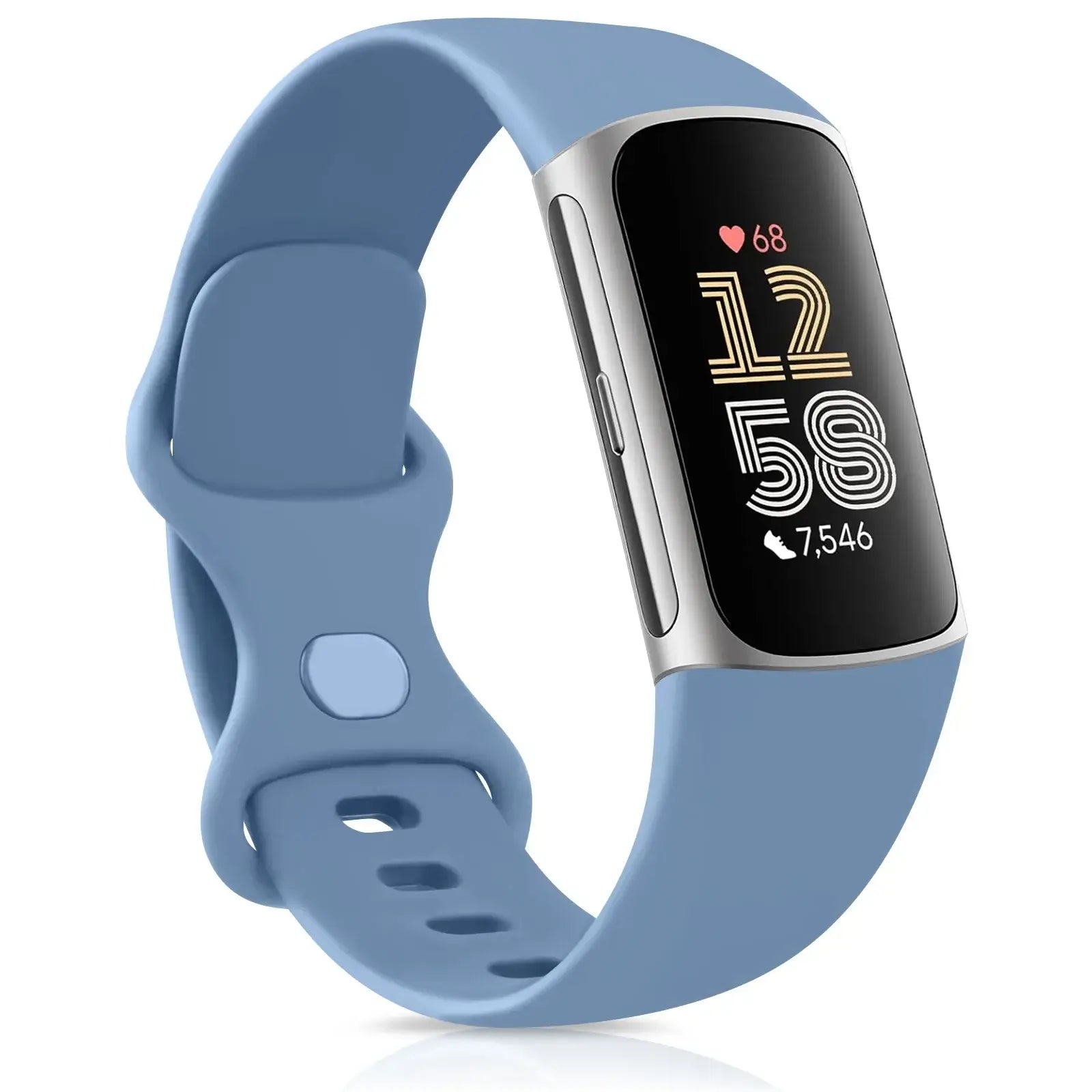 Fitbit Charge 5 6 Silicone Band - Comfortable Stylish Design - SJB-DIAMOND ELITES