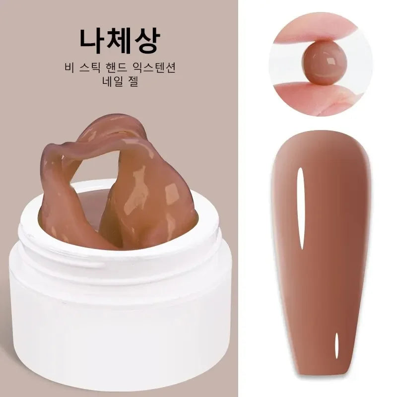 LIMEGIRL 15g Solid Nail Extension Gel Non Stick Hand Phototherapy UV Gel Quick Building Gel Nails Tips Nail Art Prolong Nail Gel Lootquake LLC
