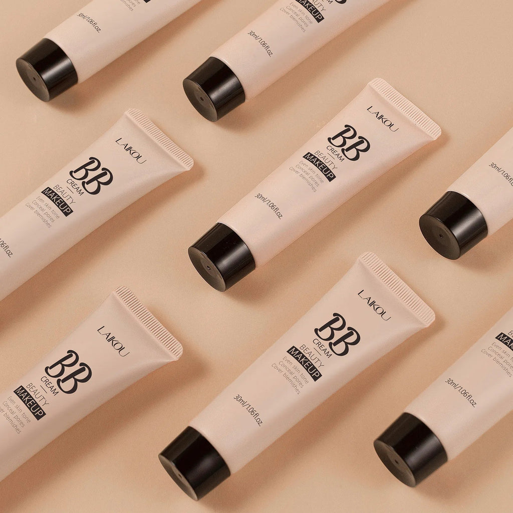 Natural Finish Foundation Cream 30ml Lightweight BB Cover Dark Circles Pores Oil Free Long Lasting Makeup Base Lootquake LLC