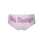 Kawaii 3D Panties Women Underwear Yes Daddy Hearts Funny Print Lovely Push Up Briefs Lingerie Thong for Female