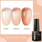 7ml Milky Jelly White Gel Nail Polish Natural Luster Long Lasting Nail Art All for Home DIY Manicure Soak Off UV LED Gel Vernis Lootquake LLC