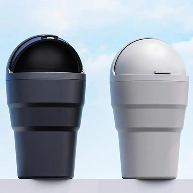 Car Garbage Bin Automotive Trash Cup Car Waste Bin Flip-Top Design Gadgets Interior Car Accessories for Car Sedan SUV Truck Lootquake LLC