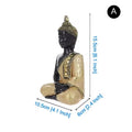 Thai Buddha Figurine Sculpture Sitting Buddha Statue Home Office Decor Indoor Statue Ornament 15cm Feng Shui Ornaments Crafts Lootquake LLC