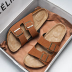 Brand Men Women Sandals Summer Designer Couple Cork Clogs Sandals Luxury Classic Unisex Mules Beach Slide With Adjustable Buckle Lootquake LLC