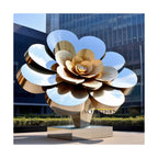 Garden Art Design large sculpture stainless steel statue hand-shaped statue