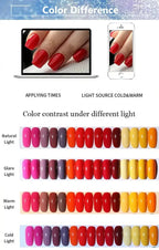 New 198 Colors Rose Gold opies Gel Nail Polish Manicure Set Glitter Nail Gel Semi Permanent Base Top Coat UV Gel Nail Art
