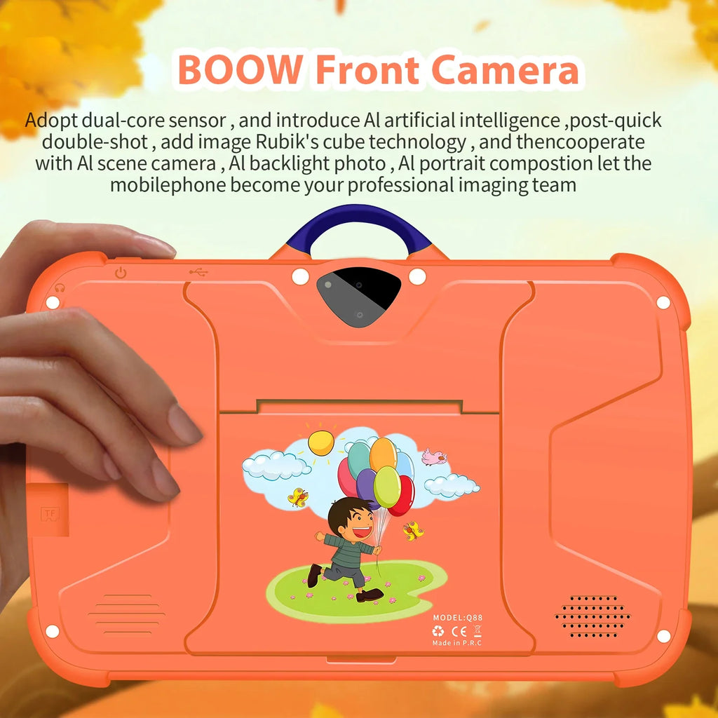 7 Inch Global Version 5G Kids' tablet Dual BOW Cameras 5G WiFi Quad Core 4GB RAM 64GB ROM Children's Gifts Tablets 4000mAh Lootquake LLC