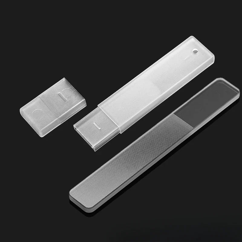 Nano Glass Nail Files Professional Polishing Manicure Art Tool  Washable Make Nails Brighten Easily Like Nail Polish