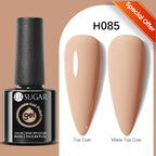 UR SUGAR Blue Color Rubber Base Gel Nail Polish Gold Glitter Base Gel Top Coat Soak Off UV LED Gel Nail Art Varnish Manicure Lootquake LLC