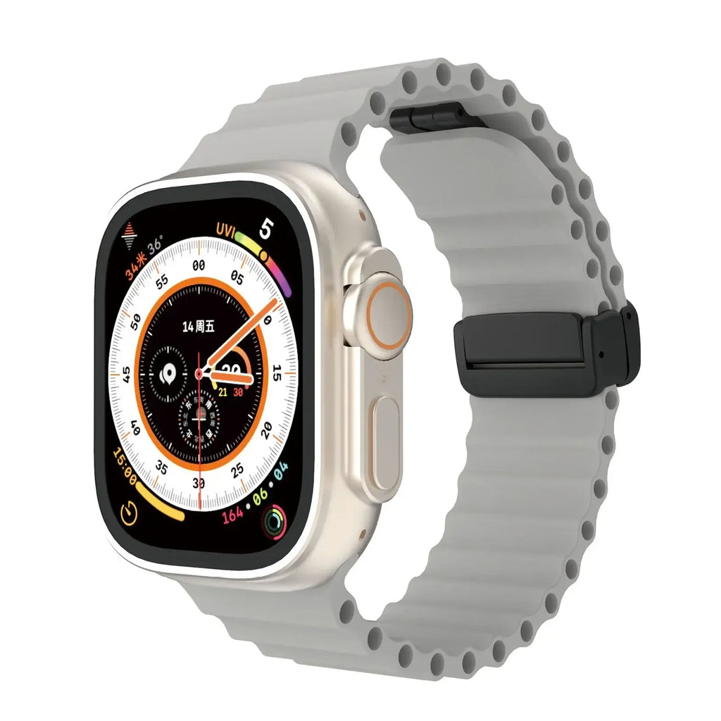 Apple Watch Silicone Strap - Soft Flexible Magnetic Design - SJB-DIAMOND ELITES