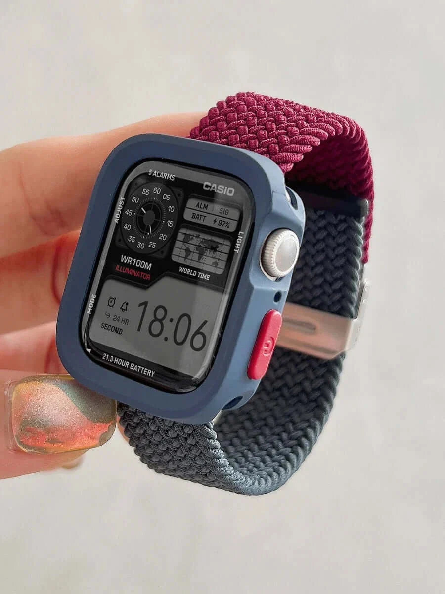 Apple Watch Nylon Strap - Durable Soft Fabric Band - SJB-DIAMOND ELITES