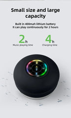 New Bathroom Waterproof Wireless LED Bluetooth Speaker Large Suction Cup Mini Portable Speaker Outdoor Sports Stereo Speaker Lootquake LLC