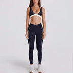 ZenFit DuoTone V-Neck Yoga Set THRIXINE