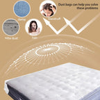150/200x240x35cm Mattress Protector Packaging Bag Moisture-proof Dust Cover Thickness 0.08mm PE Transparent Moving Home Storage Lootquake LLC