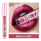 Metallic Matte Liquid Lipstick Waterproof Long Lasting Non-Stick Cup Matte Shimmer Glitter Lip Gloss Women Lips Makeup 12 Colors Lootquake LLC