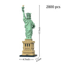 Statue of Liberty Building Block Model: Exquisitely Detailed Replica, Engaging DIY Assembly, Perfect Gift & Decor Lootquake LLC