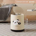 Premium Household Trash Can - Stylish Lidded Waste Bin with Wheels, Oversized Multipurpose Garbage Bin for Living Room & Bedroom Lootquake LLC