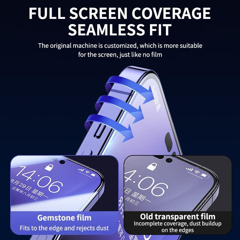 9D Tempered Glass for iPhone 11 12 13 14 Pro XR X XS Max Screen Protector on for iPhone 12 Pro Max Mini 7 8 6 6S Plus SE Glass Tempered Glass Screen Protector Compatible for iPhone Stevvex