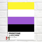Abstract Pride Art Canvas Print Wall Decor LGBT Home Art Pi-Mart