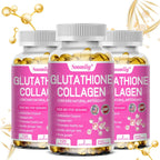 Glutathione Collagen Capsules, Skin Brightening & Anti-Aging, Supports Hair, Skin & Nail Health, NON-GMO, Glutathione Supplement