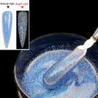 Jillnails 100g Glitter Shimmer Milky Hard Gel Builder Nail for Nails ExtensionsRoyal Blue Pink  UV LED Camouflage  Selfleveling Lootquake LLC