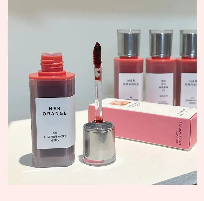 HERORANGEYingrun YueguangLip Gloss Non-stick Cup Lipstick Long-lasting Waterproof Lipstick Matte Lip Glaze Affordable Lipstick Lootquake LLC