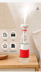 LED Lamp Air Humidifier USB Essential Oil Diffuser Car Purifier Aroma Anion Mist Maker with Romantic Light Portable Humidifier Lootquake LLC