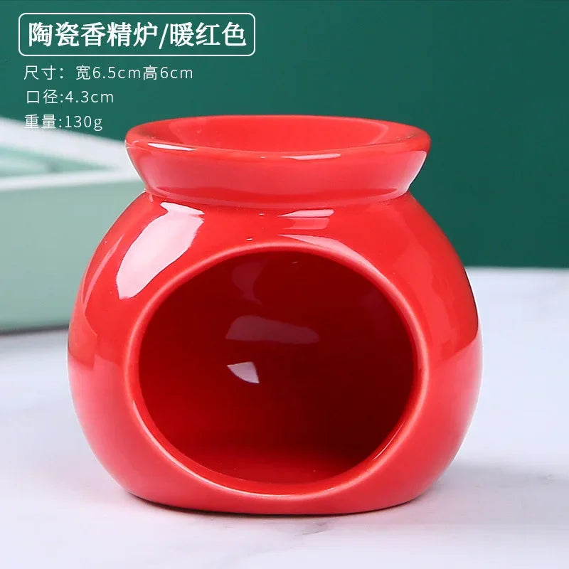Essential Oil Burners Wax Melt Warmer Aromatherapies Aromas Diffuser Furnaces Ceramics Tealight Holder Decors Lootquake LLC