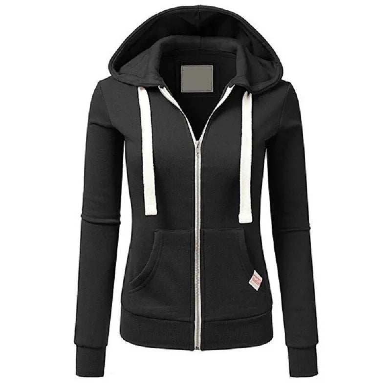 Korean Chic Zipper Hoodie: Casual Cardigan for All - SJB-DIAMOND ELITES
