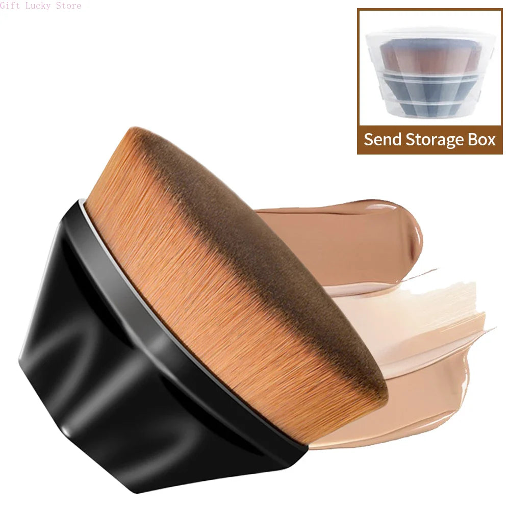 1PC Foundation Brushes Makeup Korean Professional Cosmetics BB Cream Powder Make Up Brush Short Handle Magic Foundation Brush Lootquake LLC