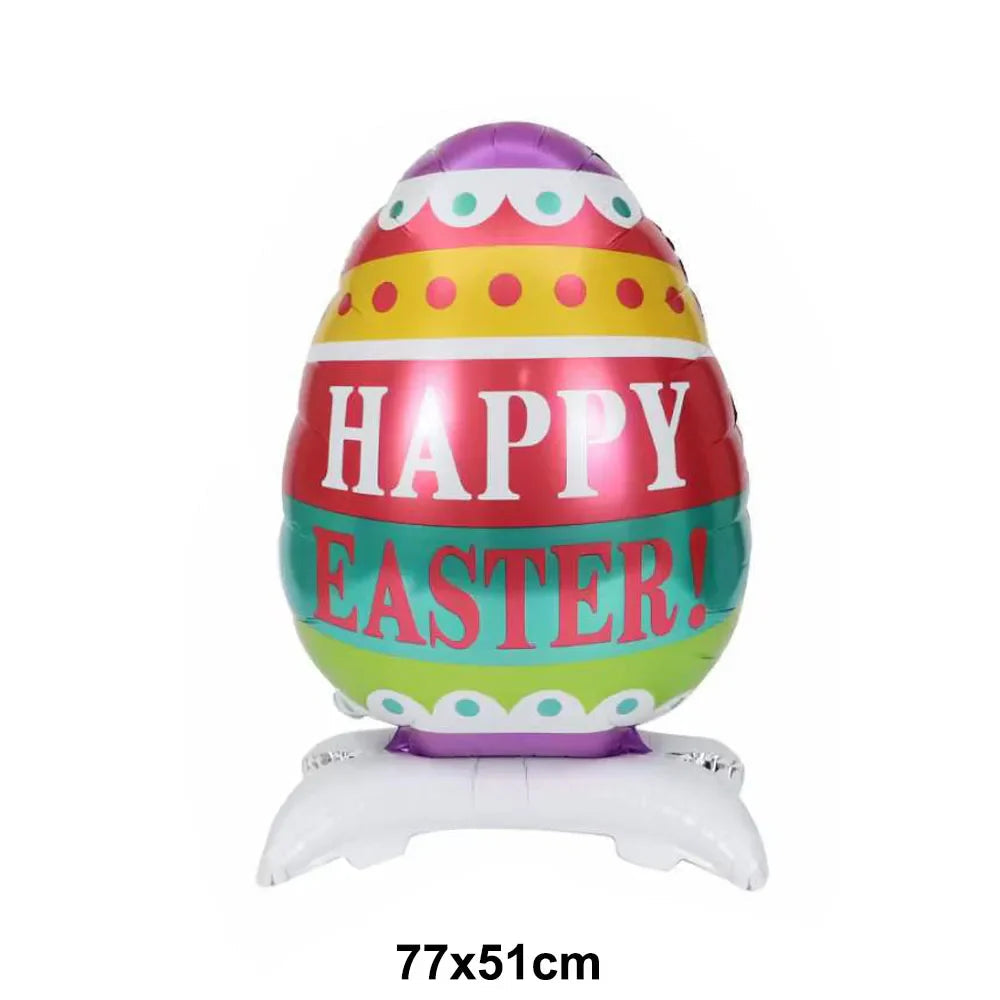 Easter Bunny Inflatables Balloon Decorations Standing Carrot Balloons Cute Carrot Rabbit Happy Easter Party Birthday Decorations Lootquake LLC