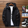 New Men's Fashionable Sunscreen Breathable Quick Drying Zipper Windbreaker Sportswear for Daily Outdoor Leisure