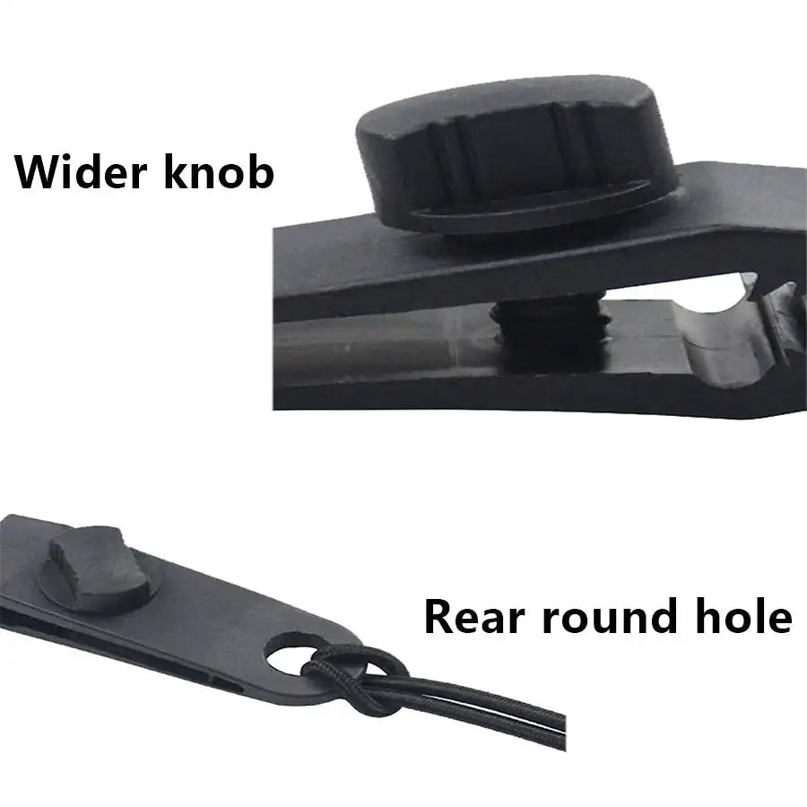 Tarp Clips Heavy Duty Thumb Screw Tarp Clamps Lock Grip Tent Clamps for Tarps Awning Supporting Tarpaulins