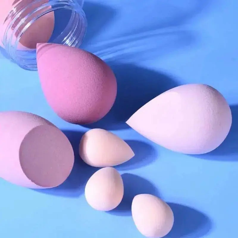 7PCS Canned Cosmetic Sponge Set Dry And Wet Liquid Foundation Powder Puff Professional Cosmetic Tools Make-up Artist Lootquake LLC