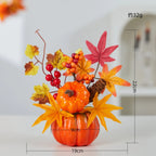 Autumn Theme Party Decor Sunflower Maple Leaf Ornaments Thanksgiving Day Bonsai Harvest Festival DIY Happy Halloween Day 2025 Lootquake LLC