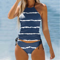 Women's Floral Tankini Set with Boyshorts THRIXINE