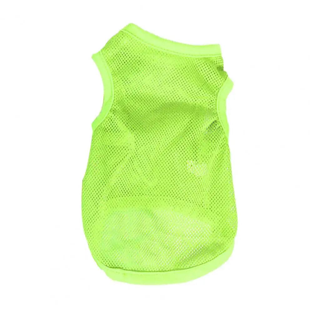 Attractive Puppy T-Shirt Solid Color Dog Shirt Shrink-resistant Stretchy Comfortable Touch Dog Apparel Pi-Mart