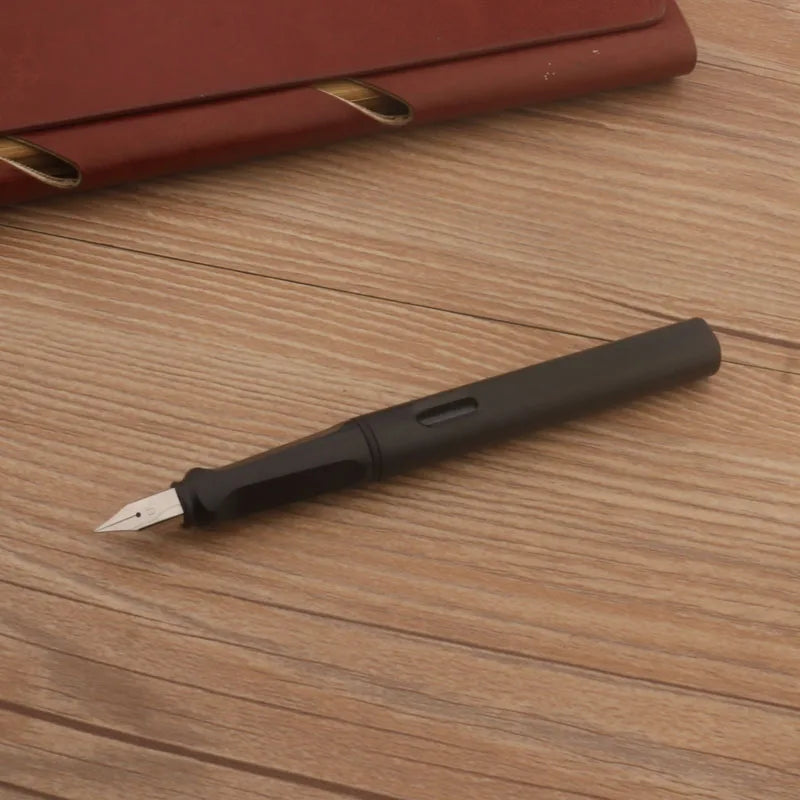 1pc Plastic Matte Black 860 Fountain Pen EF Nib Frosted Green Stationery School Office Supplies Ink Pens Lootquake LLC