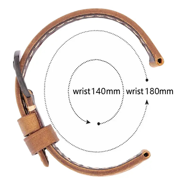 Samsung Galaxy Watch Leather Band - Breathable Classic Style - SJB-DIAMOND ELITES
