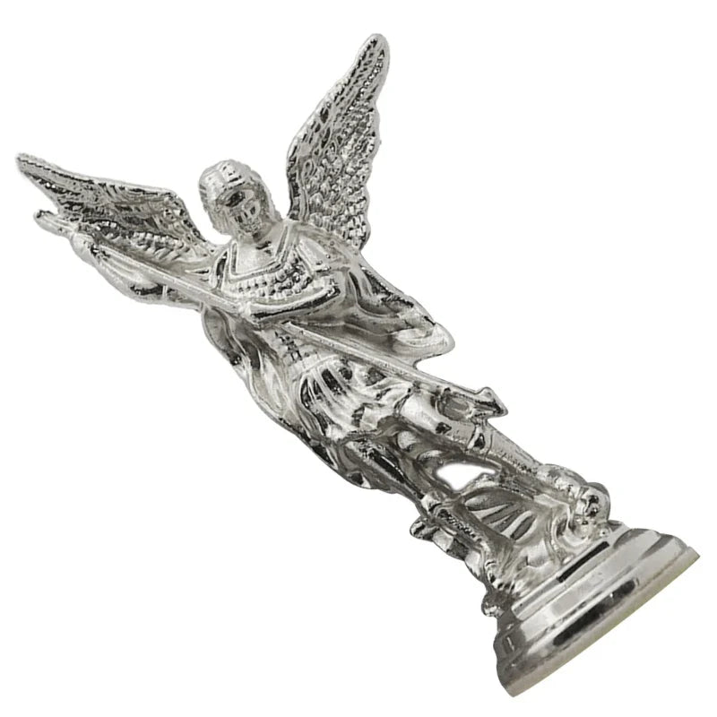 Metal Statue for Tabletop Decoration, Modern Crafts for Centerpieces, Office Ornaments, Religious Guardian Decorations, Photo